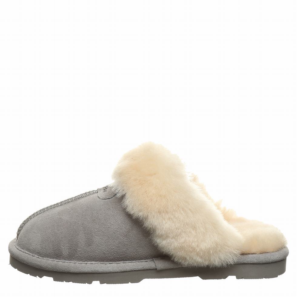 Grey Bearpaw Loki Women Slippers | PND2846NG