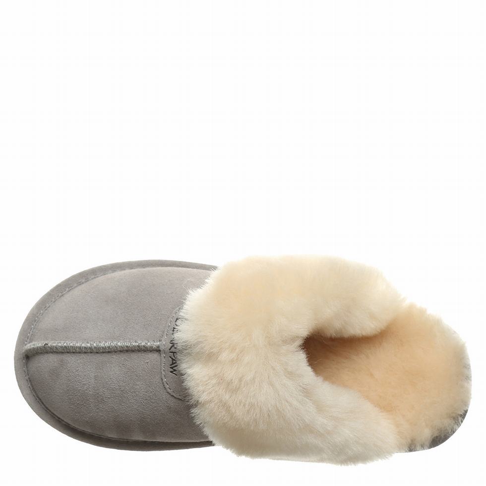 Grey Bearpaw Loki Women Slippers | PND2846NG