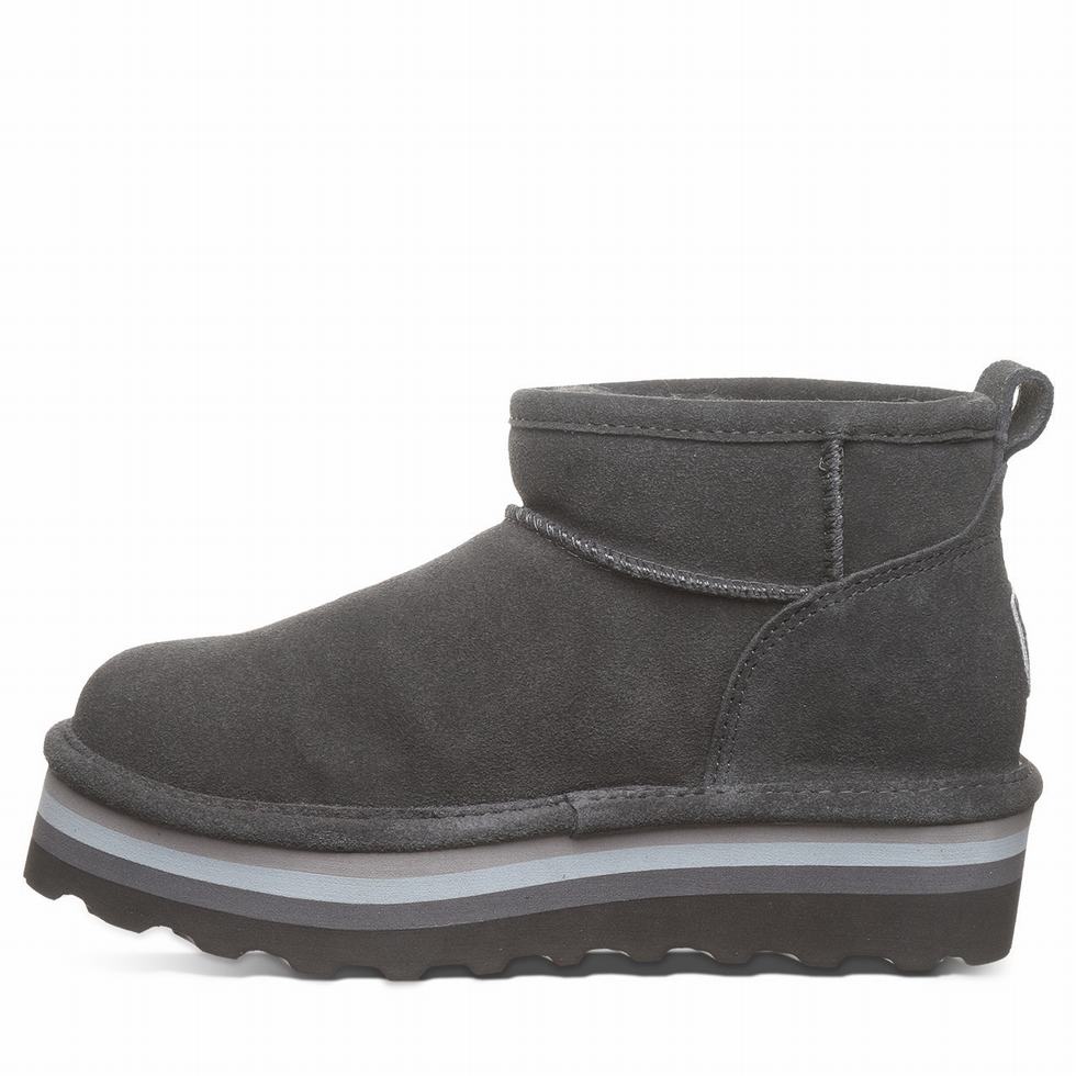 Grey Bearpaw Retro Shorty Women Platform Boots | ZCO9774UN