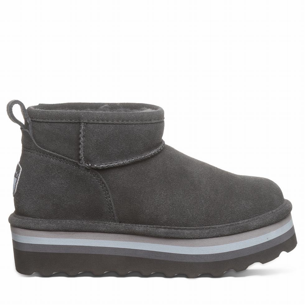 Grey Bearpaw Retro Shorty Women Platform Boots | ZCO9774UN