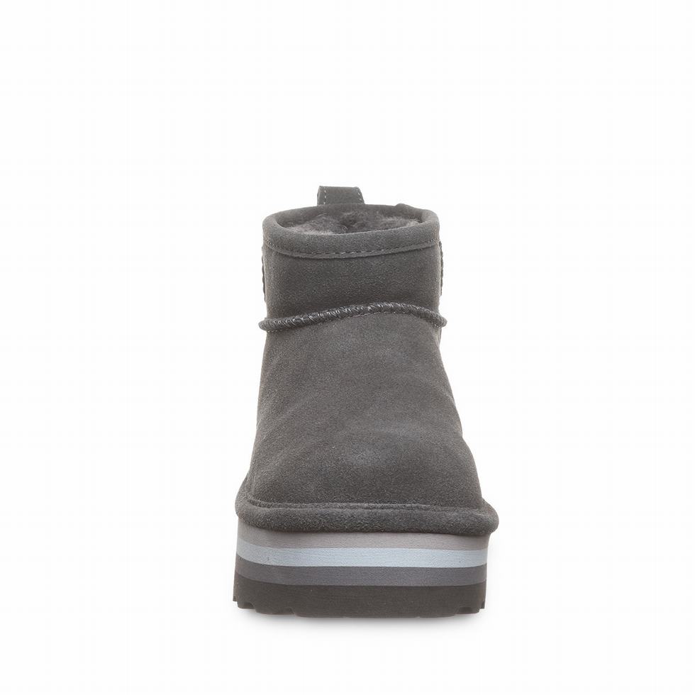 Grey Bearpaw Retro Shorty Women Platform Boots | ZCO9774UN