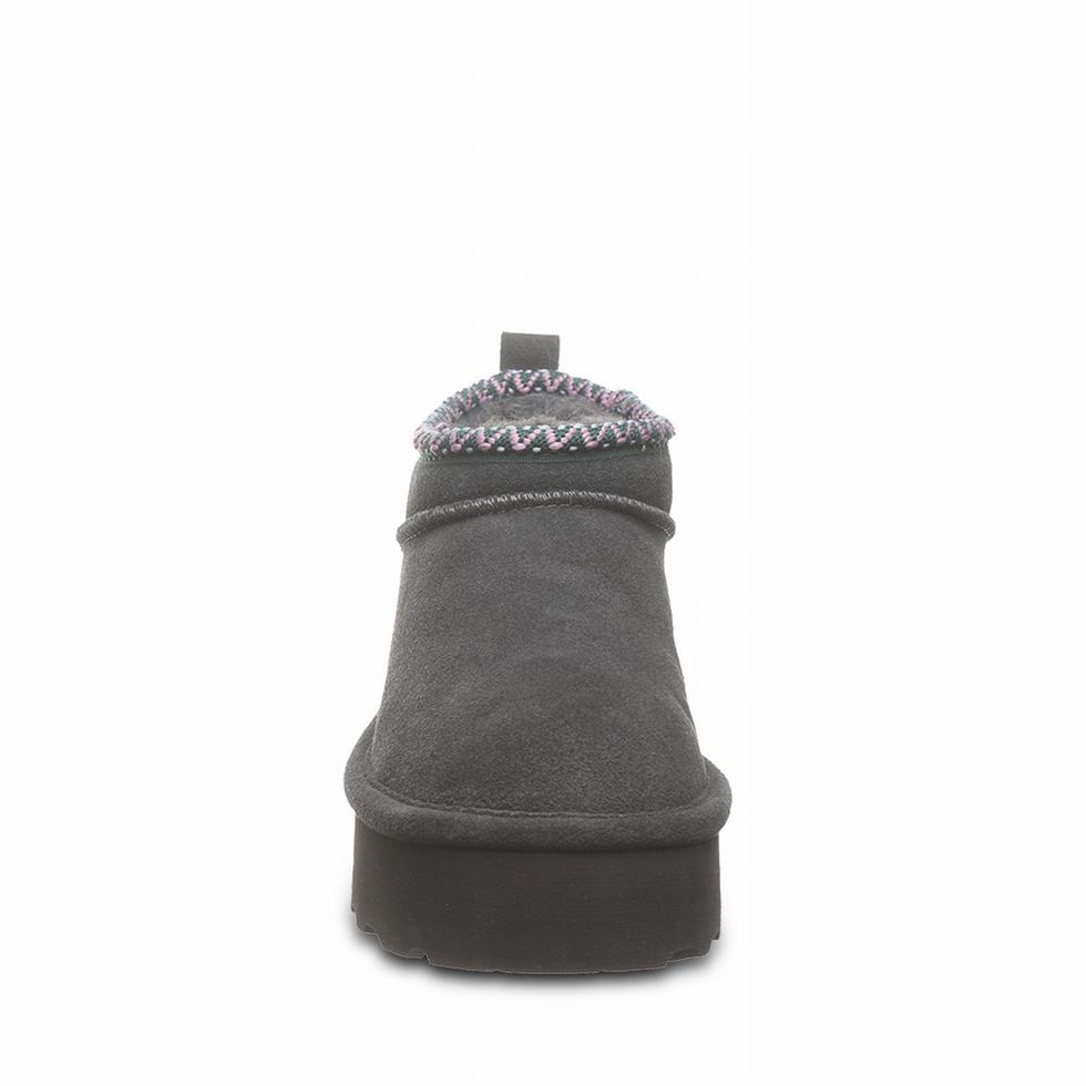 Grey Bearpaw Retro Super Shorty Deco Women Platform Boots | WLF1188VC