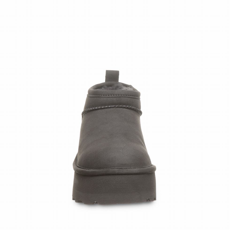 Grey Bearpaw Retro Super Shorty Vegan Women Platform Boots | RJE2149DA