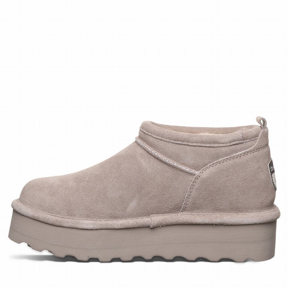 Grey Bearpaw Retro Super Shorty Women Platform Boots | SLF3471HP