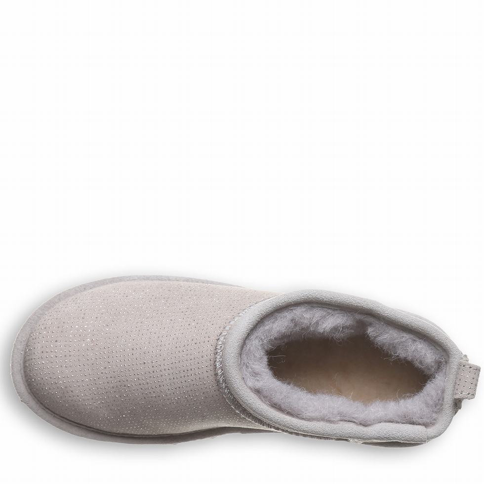 Grey Bearpaw Shorty Exotic Women Boots | CFO6058DB