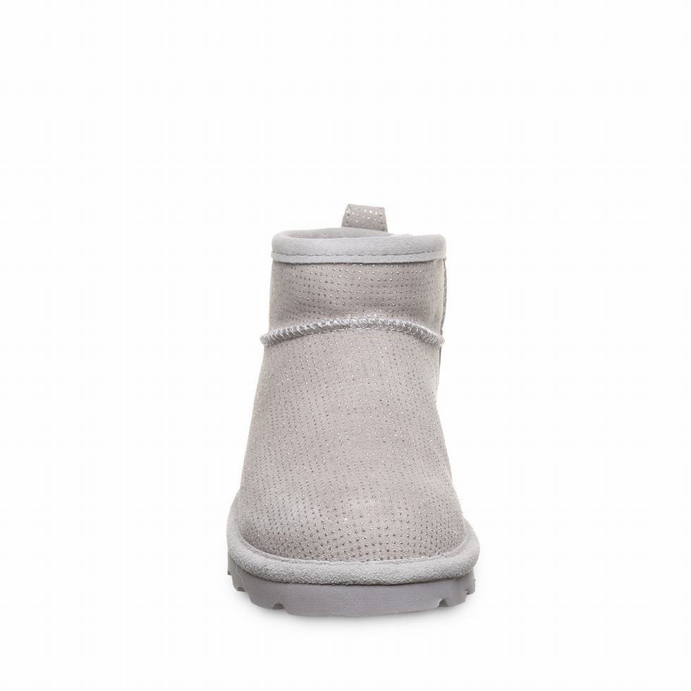 Grey Bearpaw Shorty Exotic Women Boots | CFO6058DB