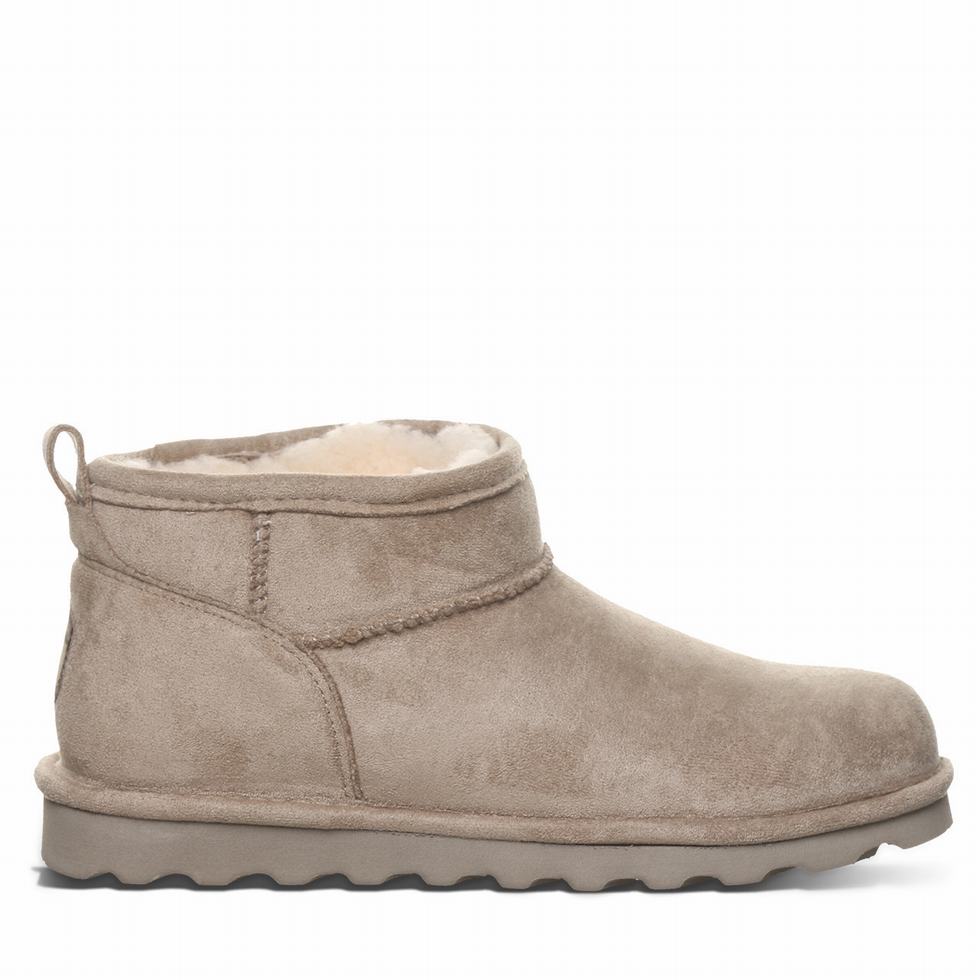 Grey Bearpaw Shorty Vegan Women Boots | TRL4833UE