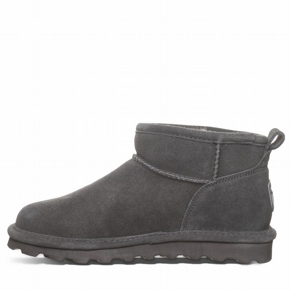 Grey Bearpaw Shorty Wide Women Boots | TMD3558BD