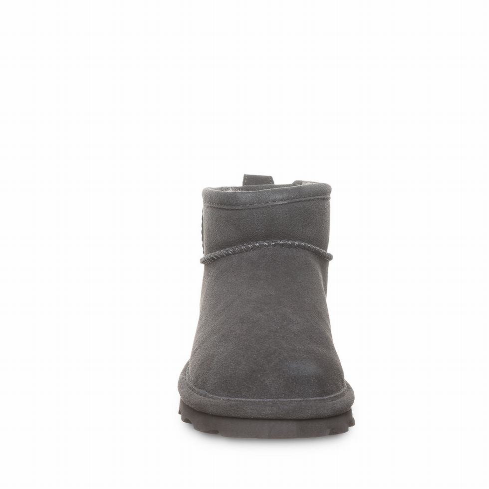 Grey Bearpaw Shorty Wide Women Boots | TMD3558BD