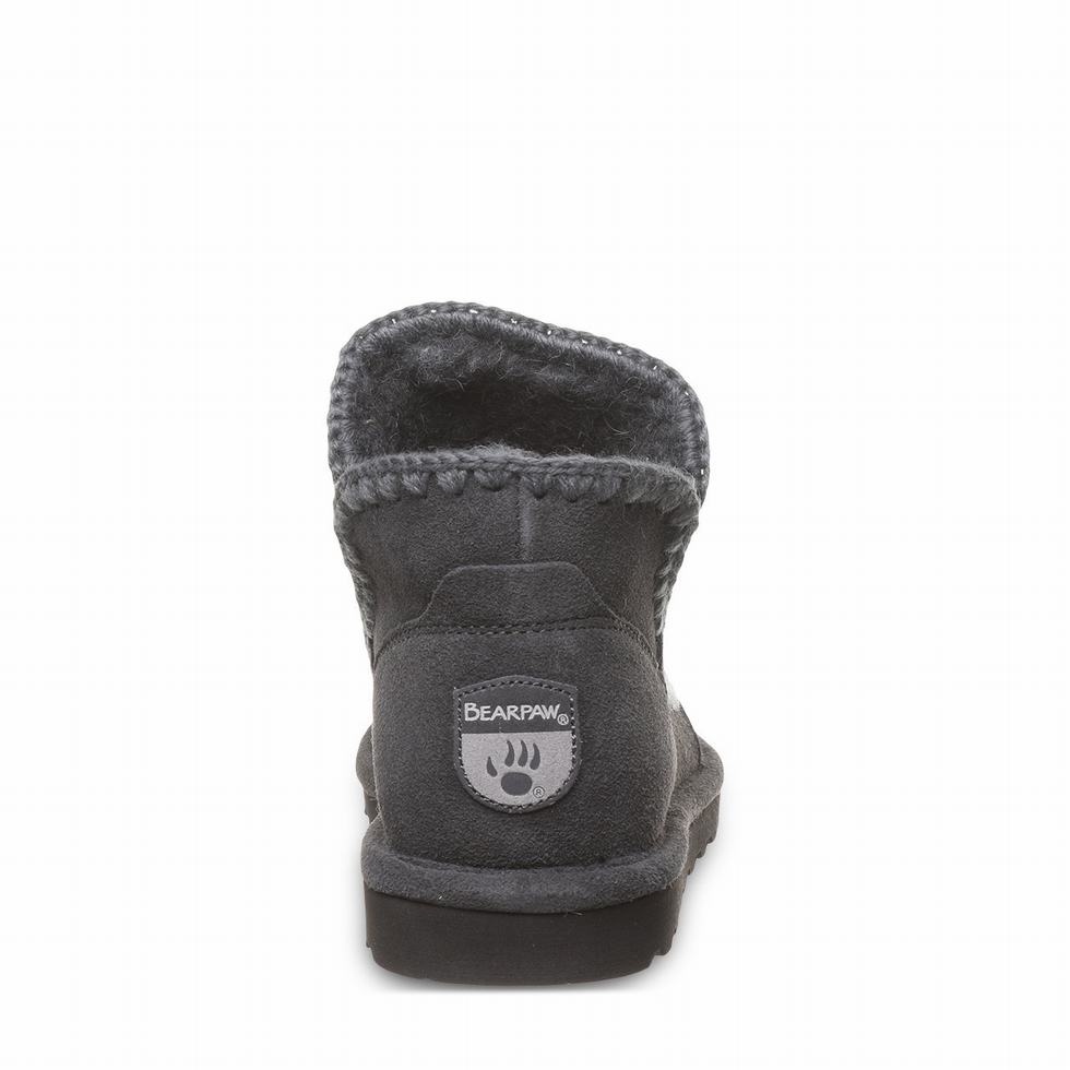 Grey Bearpaw Winter Women Snow Boots | DXJ7211IU