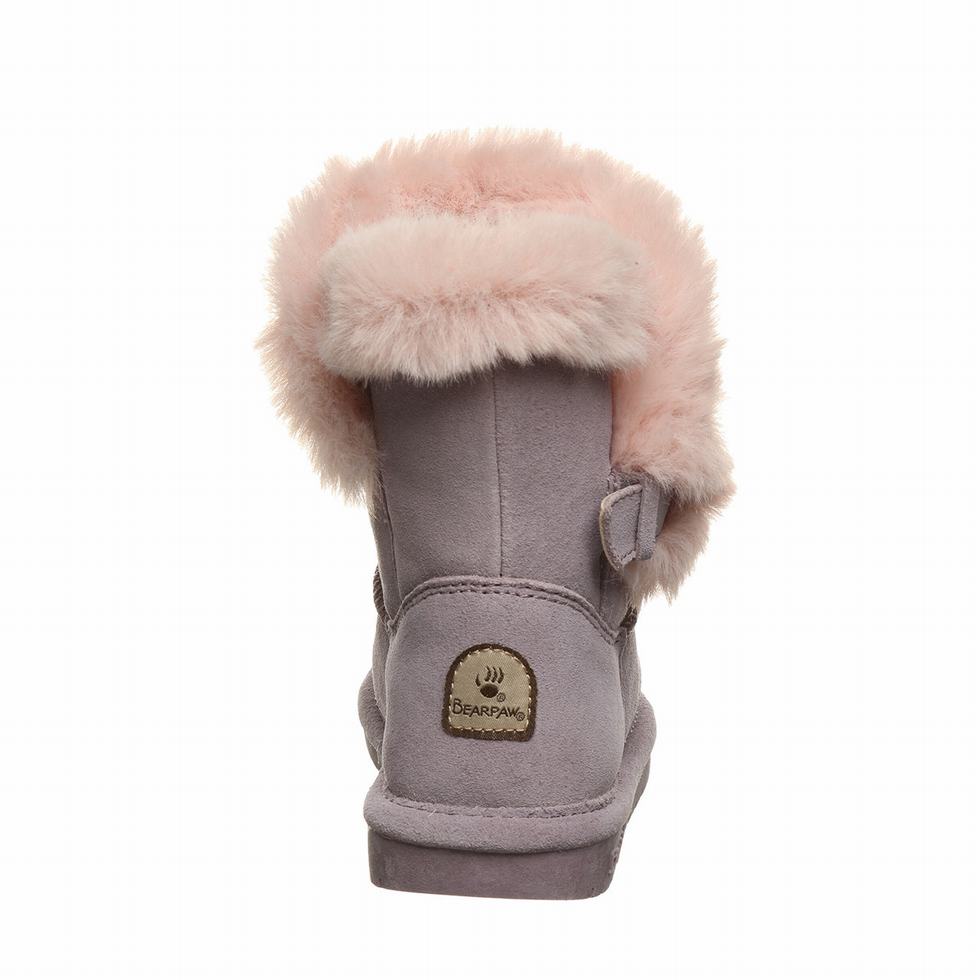 Pink Bearpaw Betsey Youth Kids' Boots | ZES1336QQ