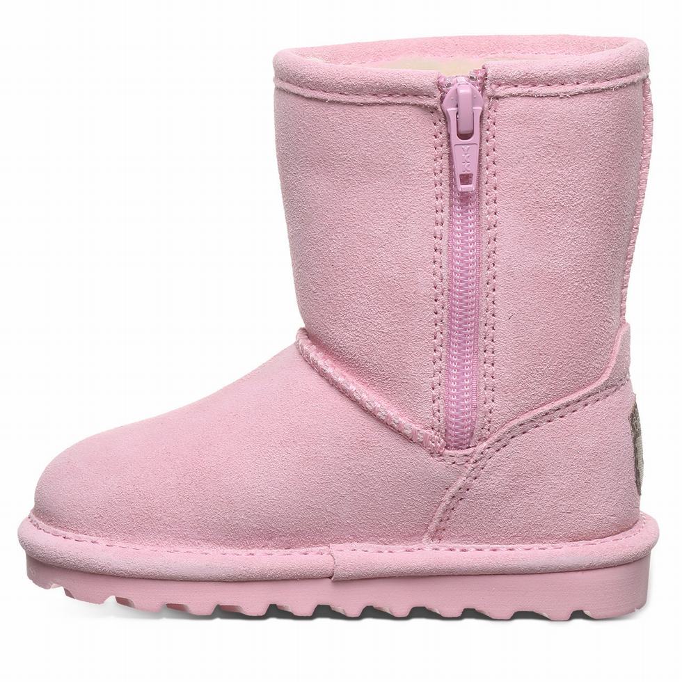 Pink Bearpaw Elle Toddler Zipper Kids' Boots | YJC5931ZX