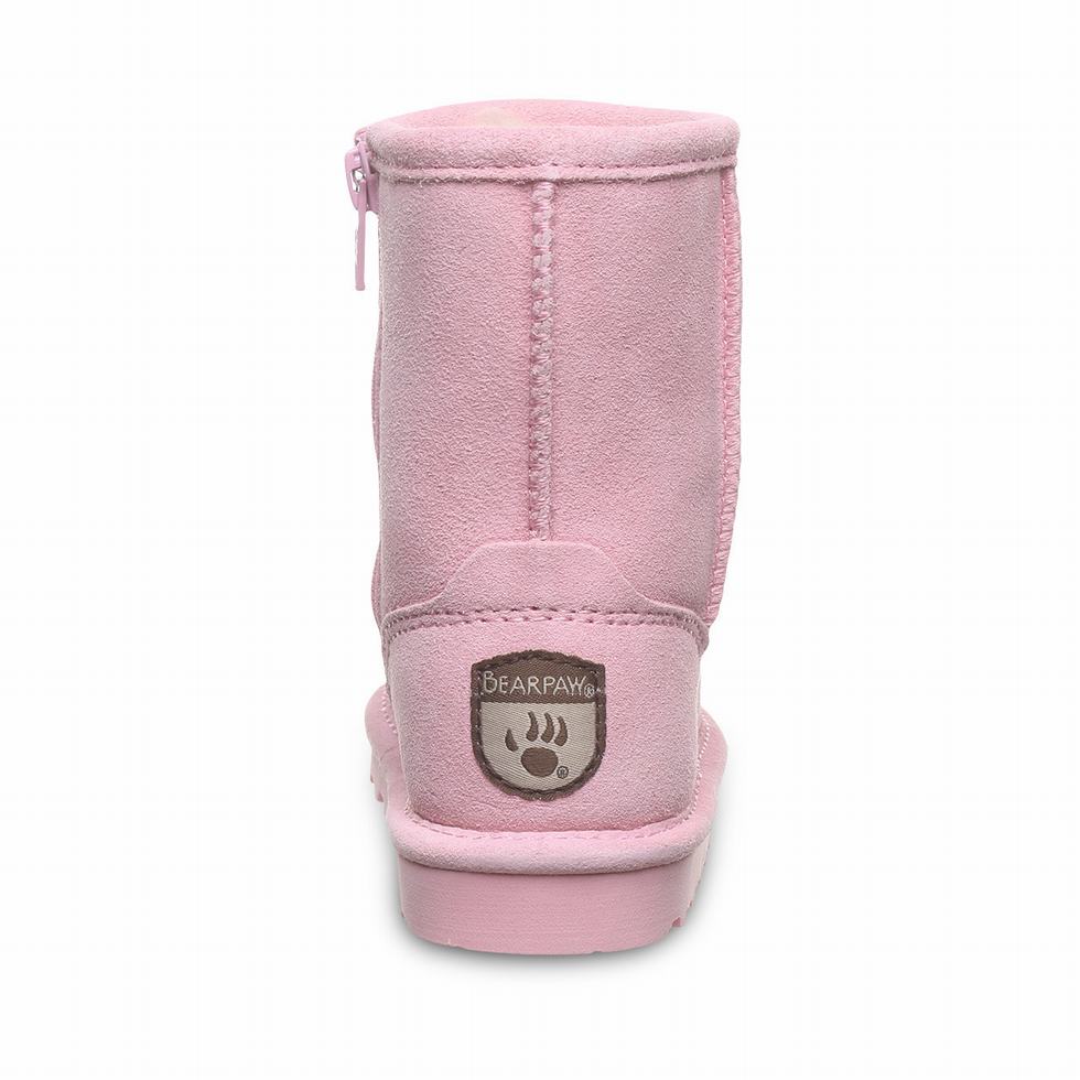 Pink Bearpaw Elle Toddler Zipper Kids' Boots | YJC5931ZX