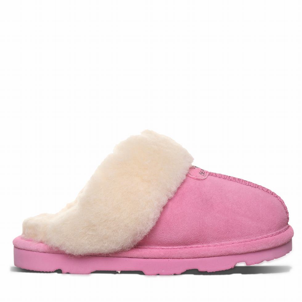 Pink Bearpaw Loki Youth Kids' Slippers | JTU9673QT