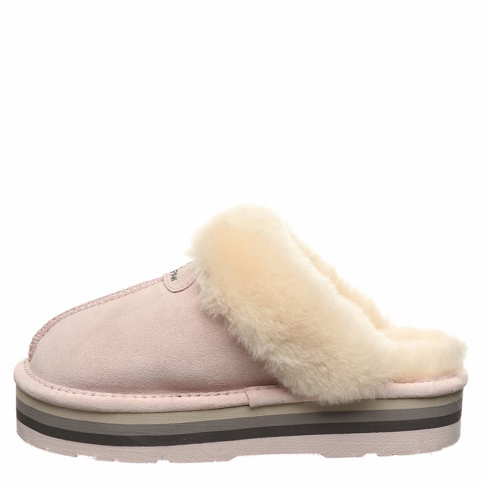 Pink Bearpaw Retro Loki Women Slippers | SUV8467CM