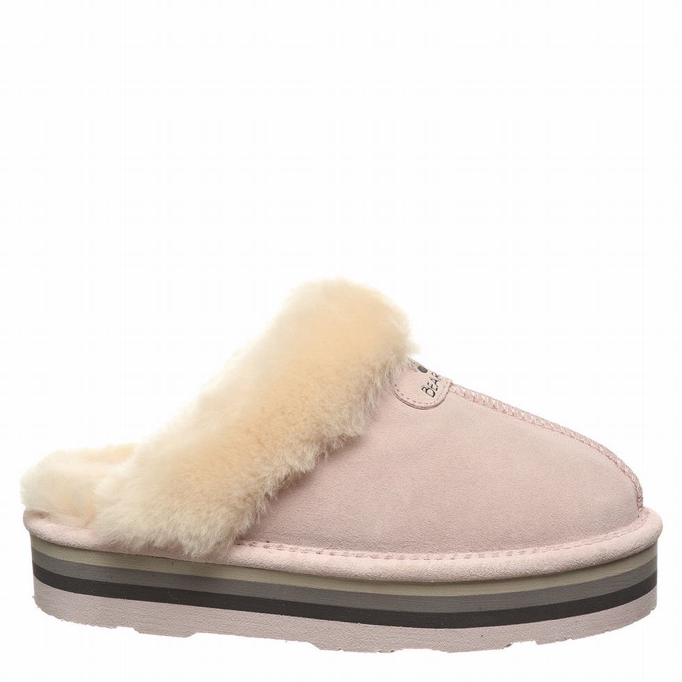 Pink Bearpaw Retro Loki Women Slippers | SUV8467CM