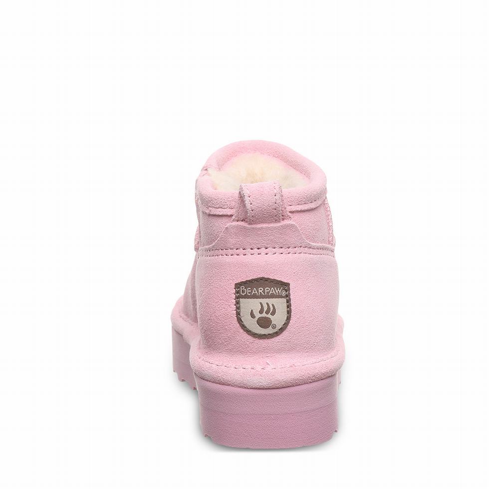 Pink Bearpaw Retro Shorty Youth Kids' Boots | CKW1038RX