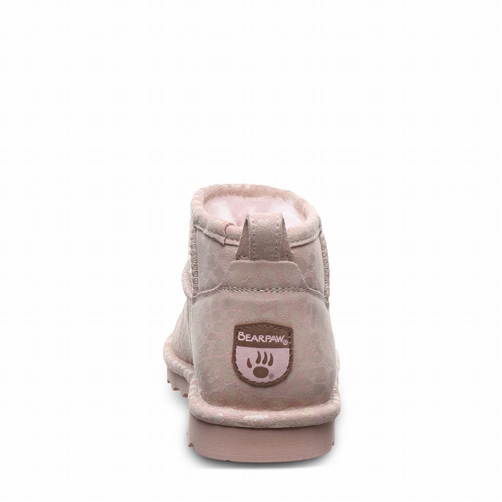 Pink Bearpaw Shorty Exotic Women Boots | TRT6536YN