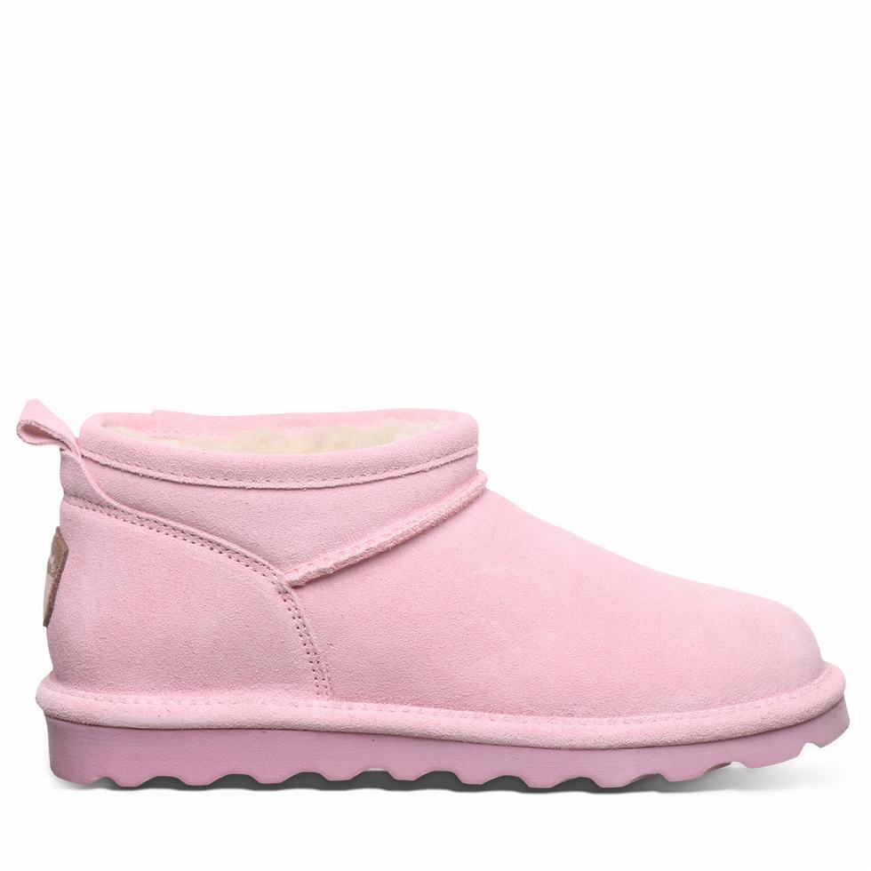 Pink Bearpaw Super Shorty Wide Women Boots | UNX5279MD