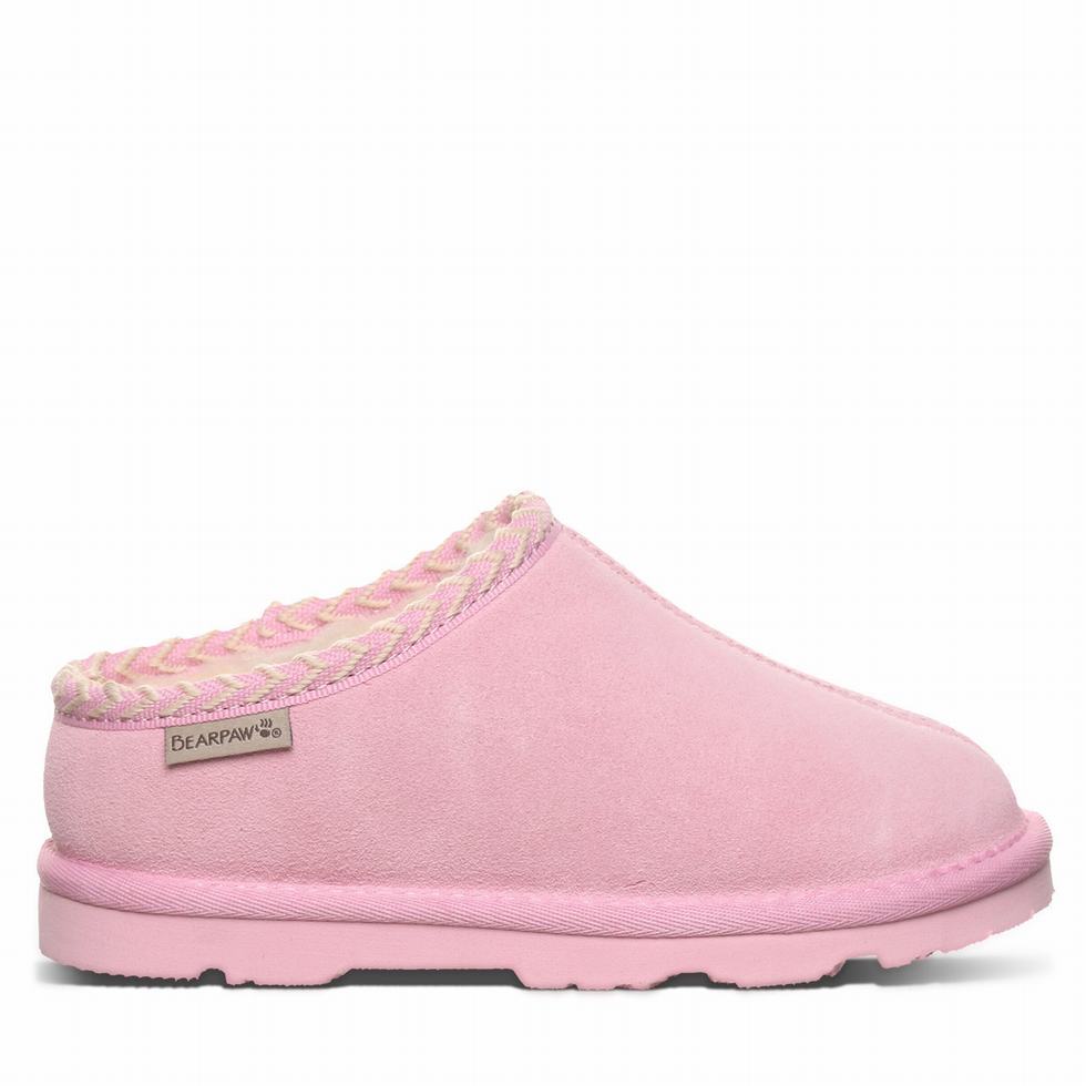 Pink Bearpaw Tabitha Youth Kids' Slippers | DGF1747GB