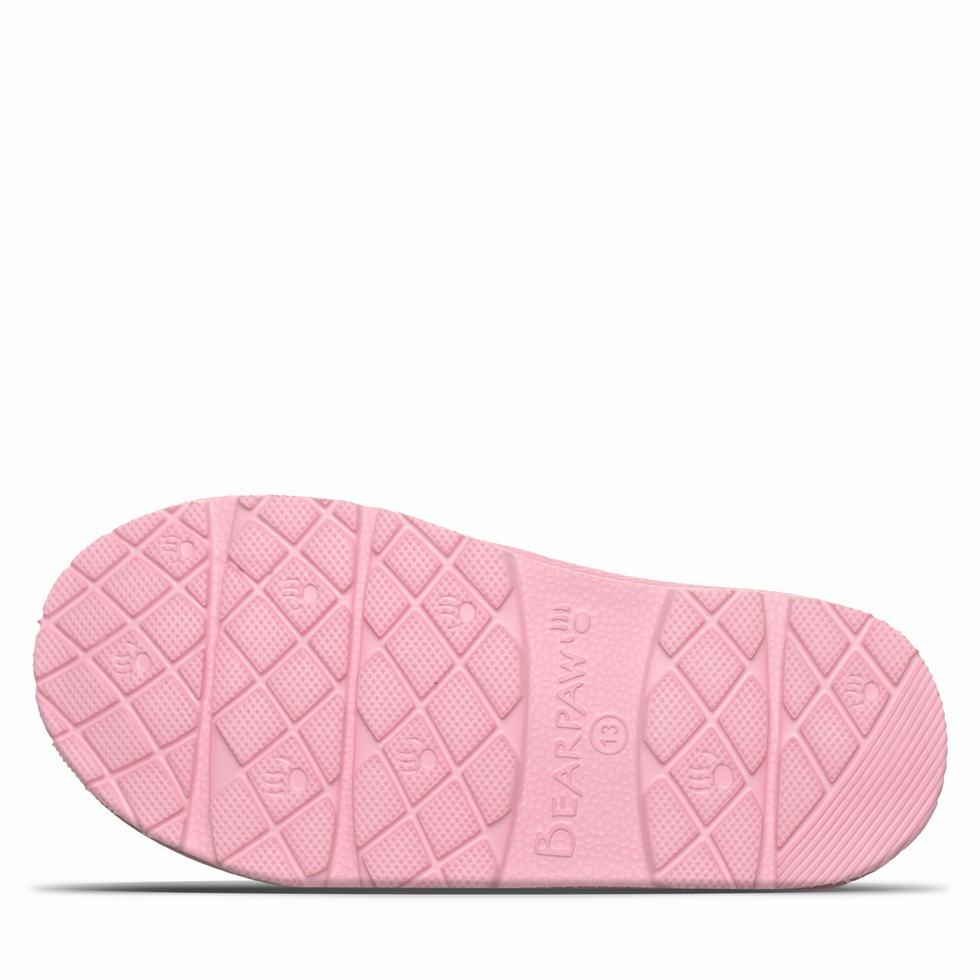 Pink Bearpaw Tabitha Youth Kids' Slippers | DGF1747GB