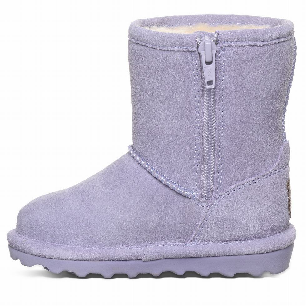 Purple Bearpaw Elle Toddler Zipper Kids' Boots | RSA4980JZ