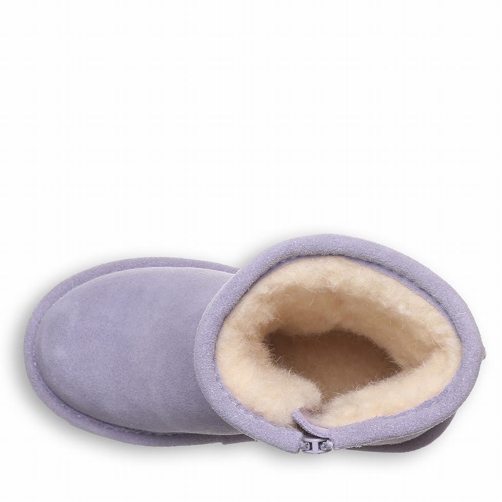 Purple Bearpaw Elle Toddler Zipper Kids' Boots | RSA4980JZ