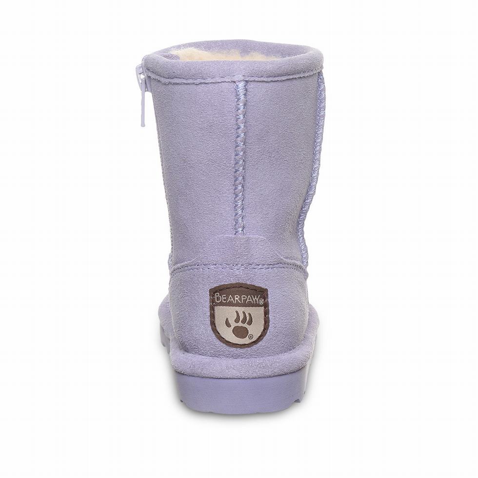 Purple Bearpaw Elle Toddler Zipper Kids' Boots | RSA4980JZ