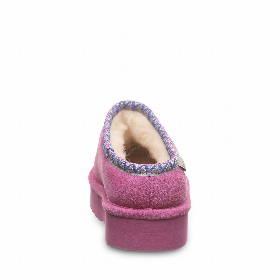 Purple Bearpaw Martis Youth Kids' Slippers | OWQ8390HY