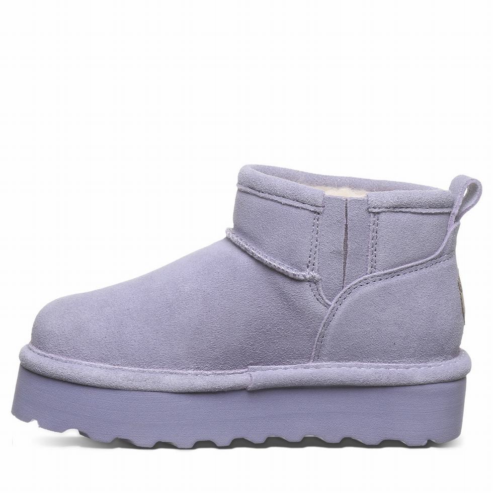 Purple Bearpaw Retro Shorty Youth Kids' Boots | KTS1526DM