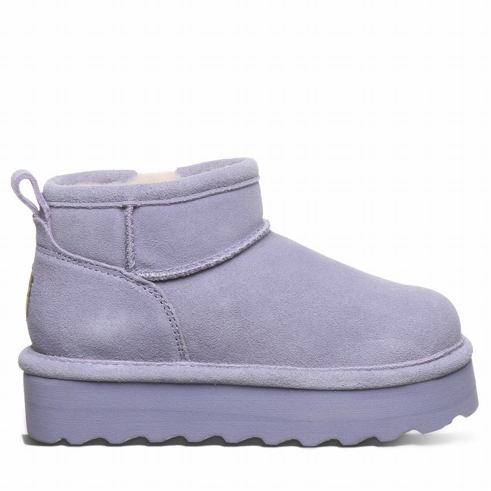 Purple Bearpaw Retro Shorty Youth Kids' Boots | KTS1526DM