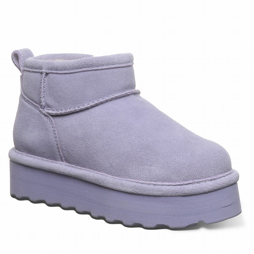 Purple Bearpaw Retro Shorty Youth Kids\' Boots | KTS1526DM