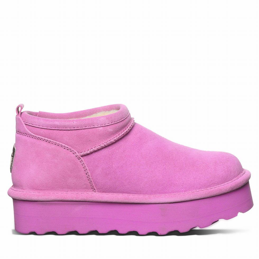 Purple Bearpaw Retro Super Shorty Women Platform Boots | QXH2729JK