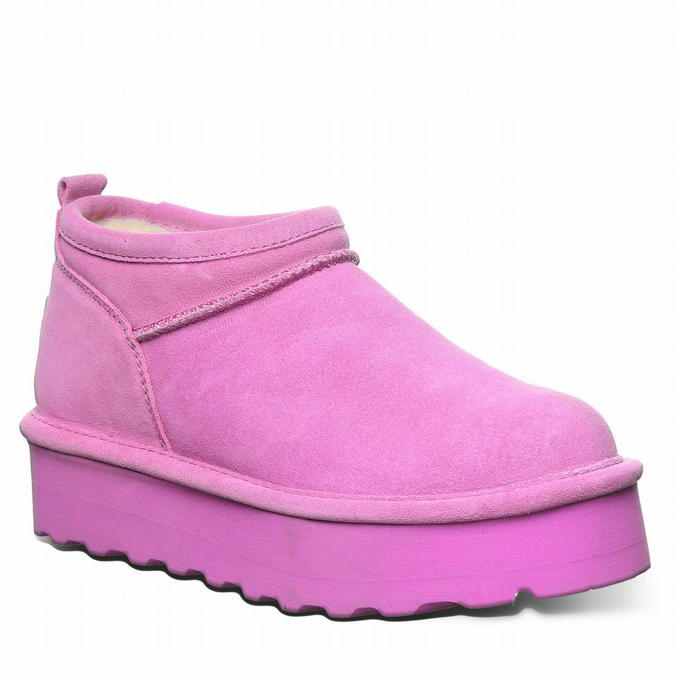 Purple Bearpaw Retro Super Shorty Women Platform Boots | QXH2729JK