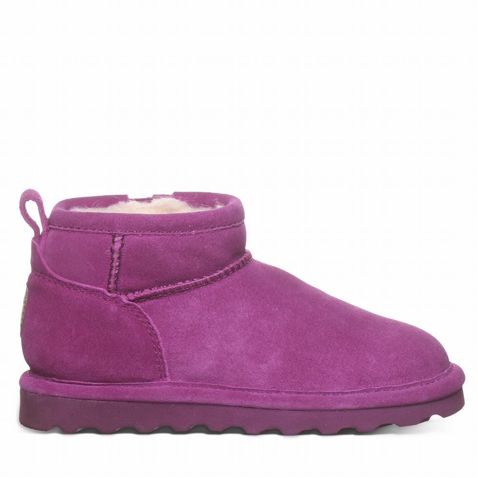 Purple Bearpaw Shorty Youth Kids' Boots | HZC7395ZK