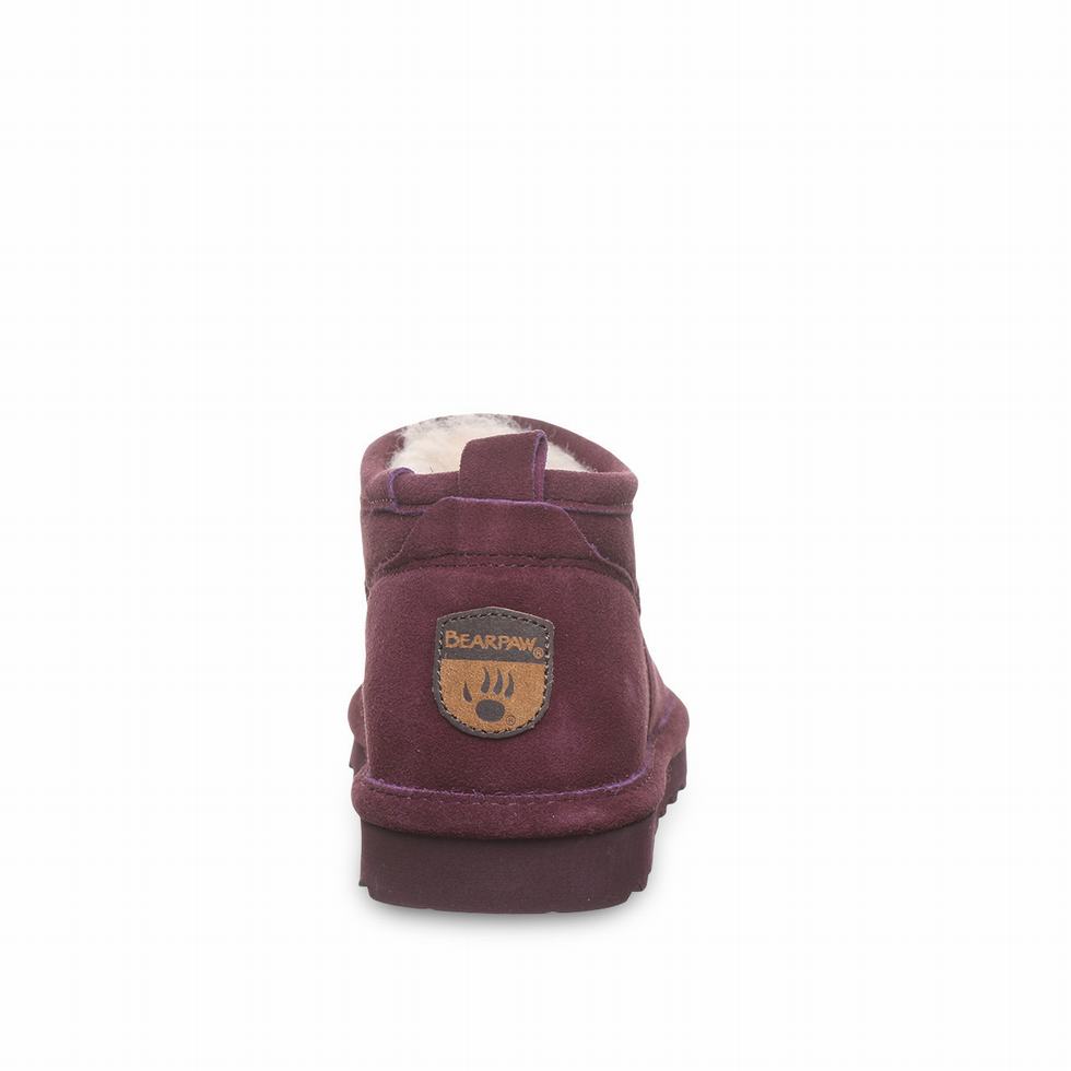 Purple Bearpaw Super Shorty Wide Women Boots | JVS5522LQ