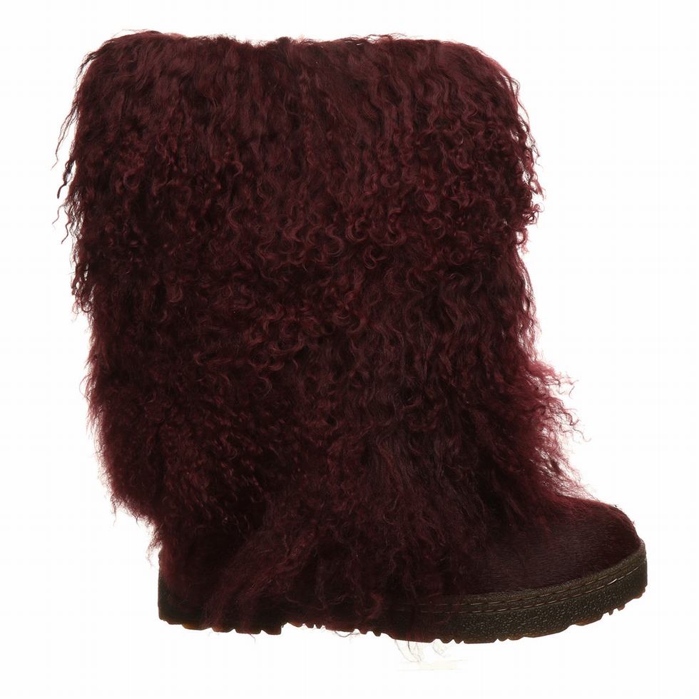 Red Bearpaw Boetis Women Boots | VHY5740WH