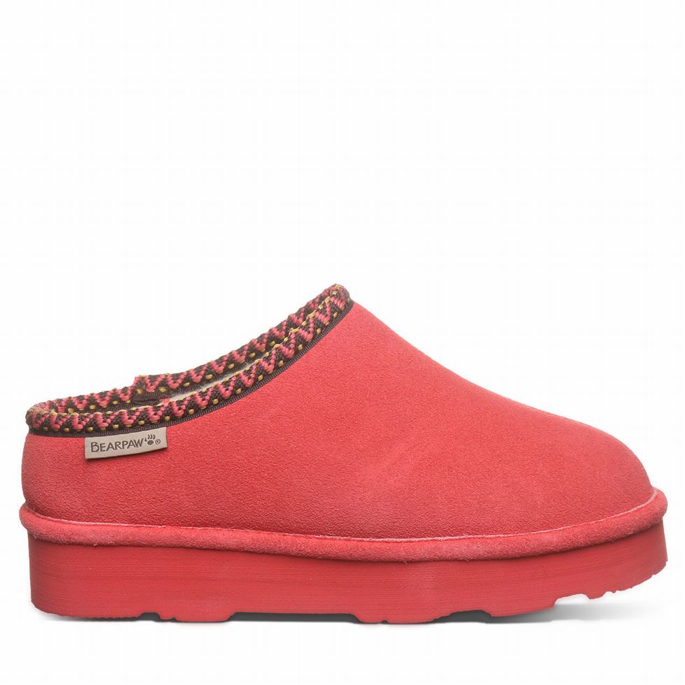 Red Bearpaw Martis Women Slippers | IMD5362QC