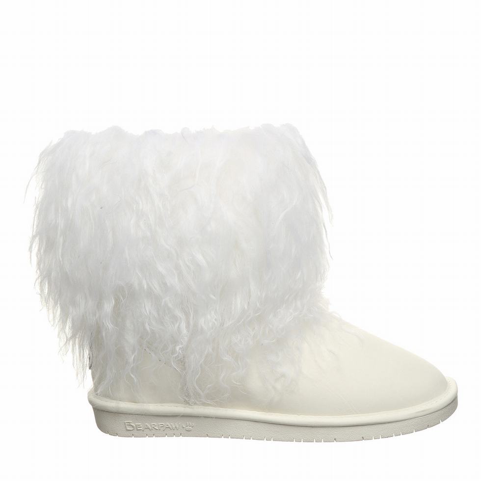 White Bearpaw Boo Women Boots | WZK2622QX