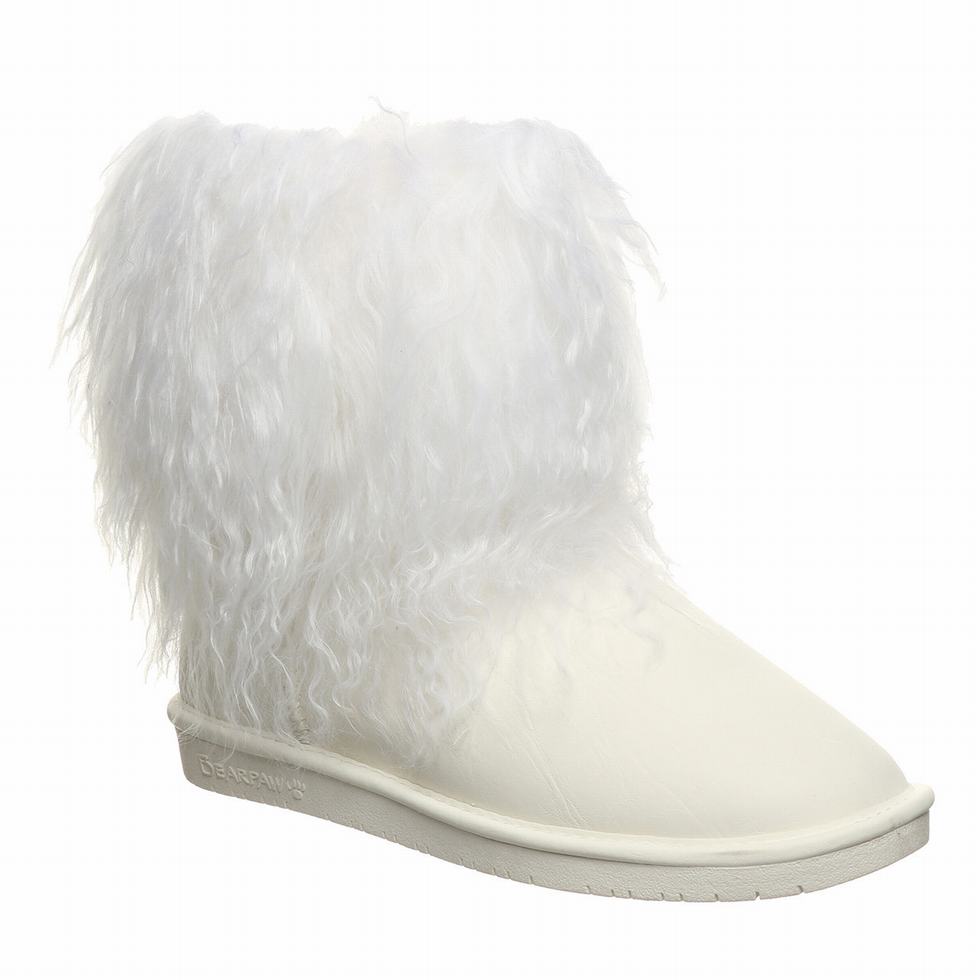 White Bearpaw Boo Women Boots | WZK2622QX