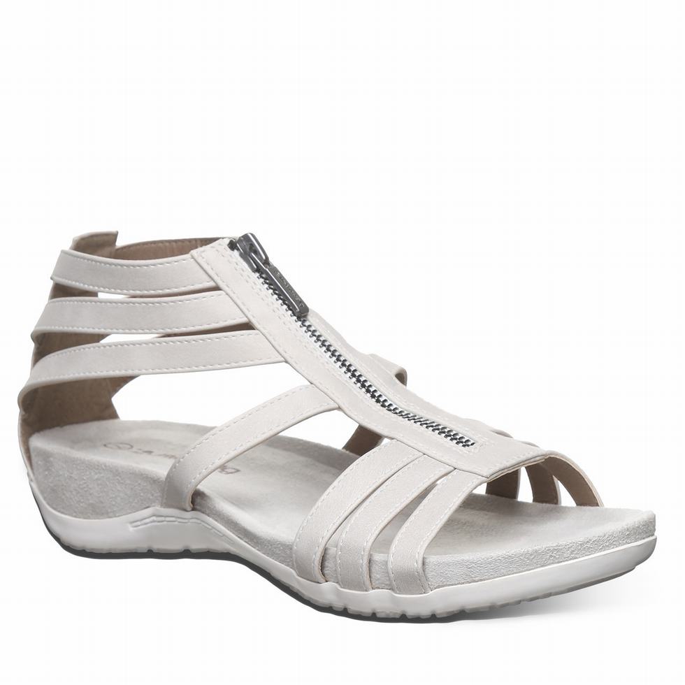 White Bearpaw Ronda Women Sandals | LBG8535CE