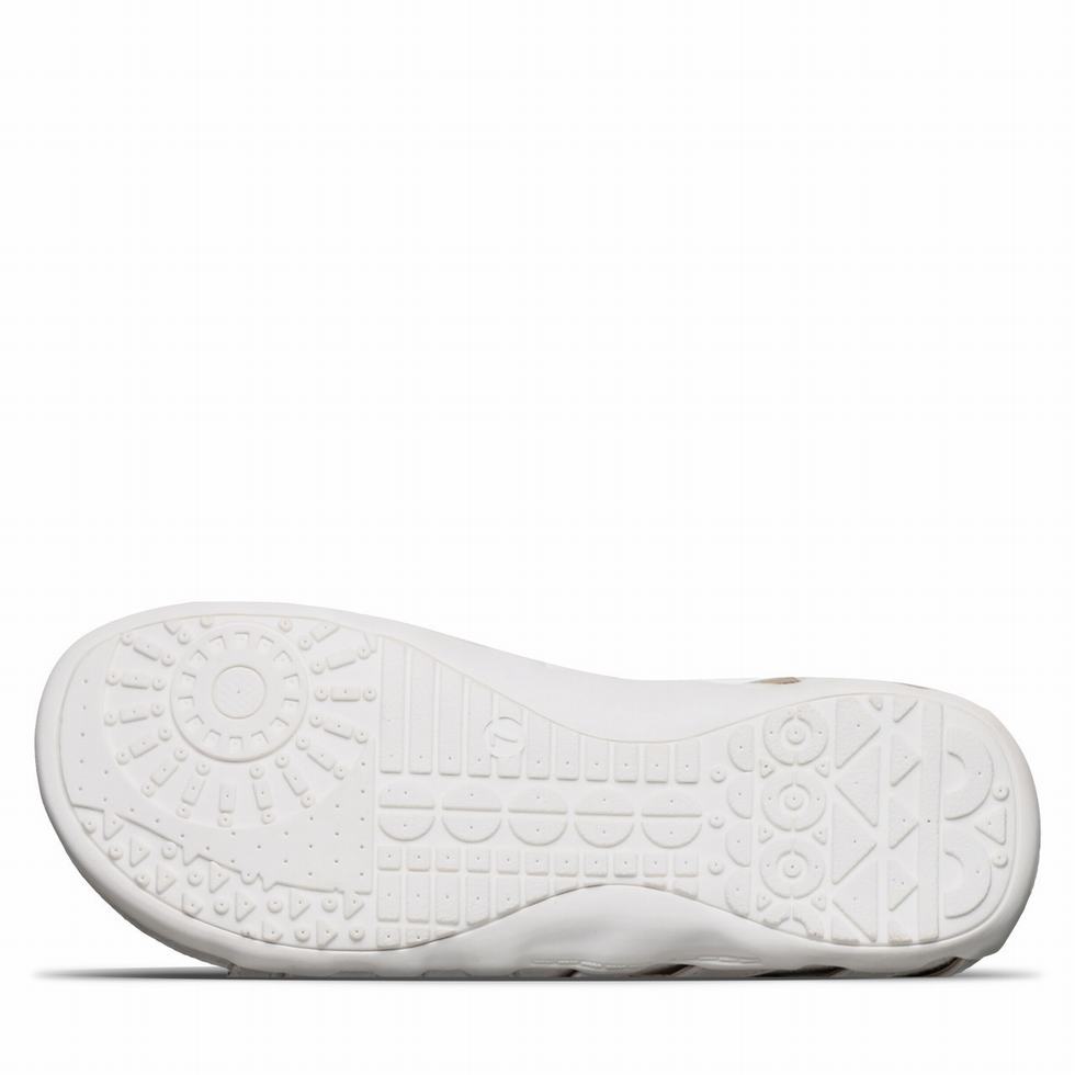 White Bearpaw Zinnia Women Sandals | AJU2481VK