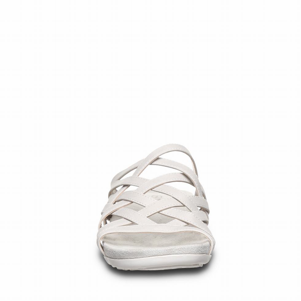 White Bearpaw Zinnia Women Sandals | AJU2481VK