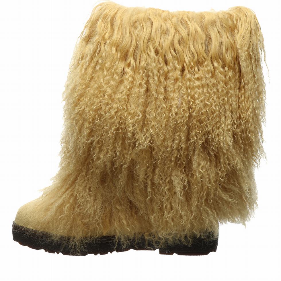 Yellow Bearpaw Boetis Women Boots | BRI1833DC