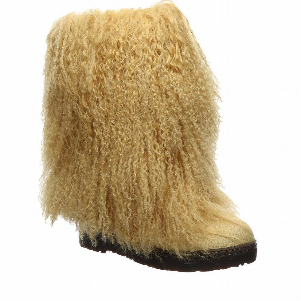 Yellow Bearpaw Boetis Women Boots | BRI1833DC